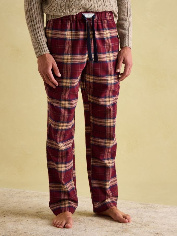 Men s Pyjamas Cotton Tartan Pyjamas Joules
