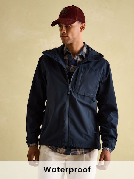 Ayston Navy Lightweight Waterproof Coat (373061) | £79.95