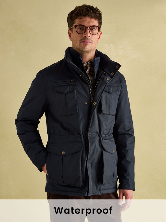 Men s Hooded Coats Jackets Joules