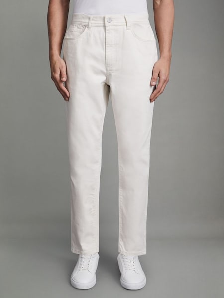 Relaxed Tapered Jeans in Ecru (374948) | £118