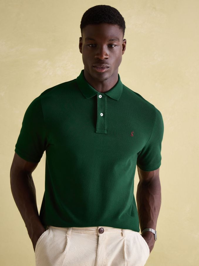 Mens green polo shirts clearance