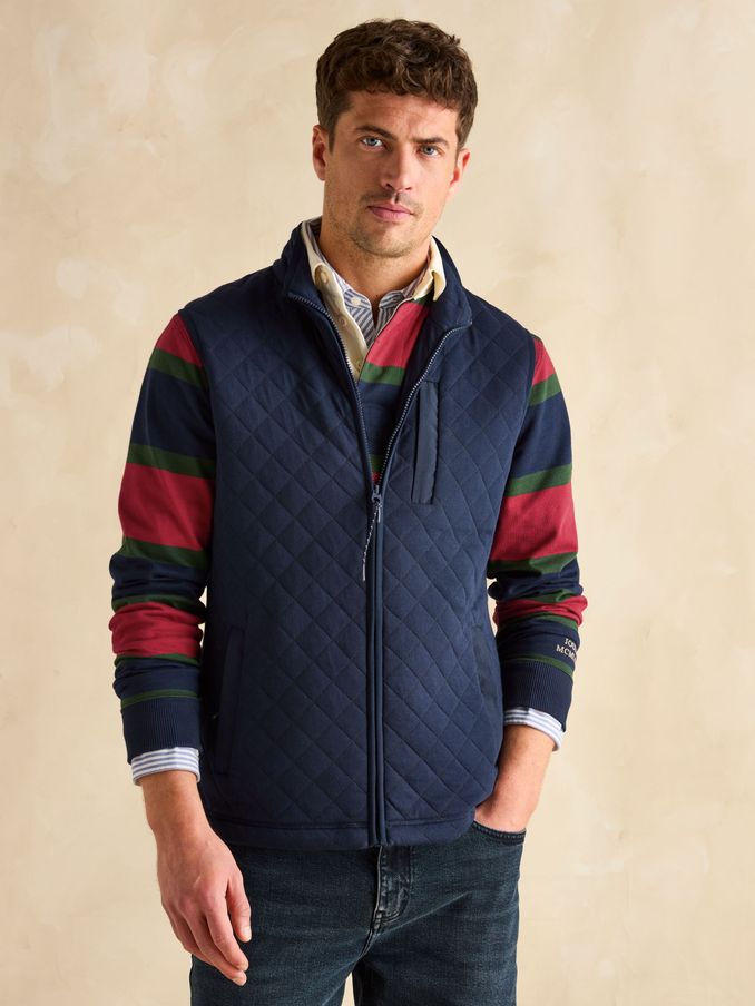 Joules mens gilet sale on sale