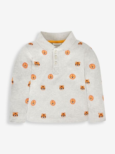 Natural Boys' Safari Embroidered Polo Shirt (404374) | £17