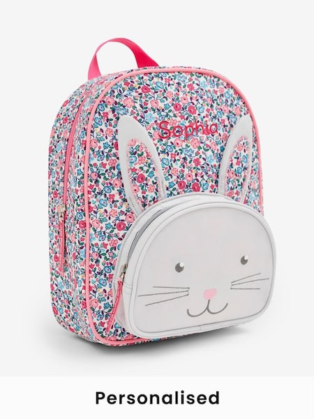 Personalised Bunny Backpack in Pink (411263) | £28