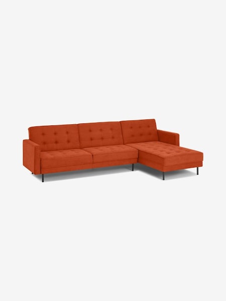 Rosslyn Right Hand Facing Sofa Bed in Orange (420227) | £999