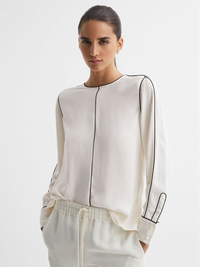 Buy Women s Workwear Sale Shirtsandblouses Online Reiss UK