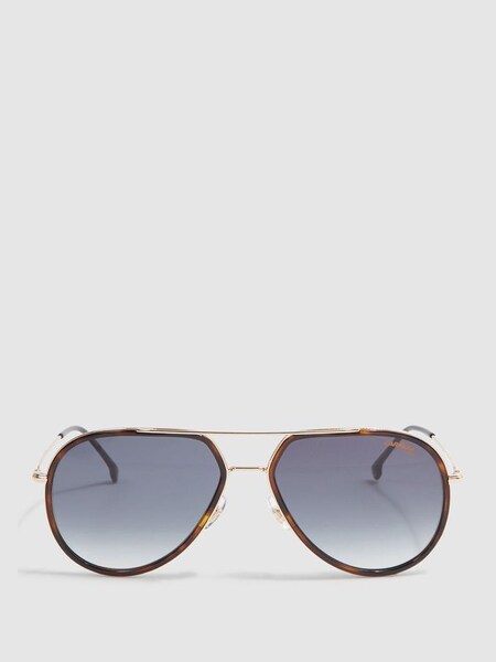 Carrera Eyewear Aviator Sunglasses in Tortoise (432073) | £155