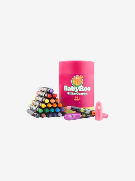 Jar Melo Baby Roo Silky Washable Crayons Baby 24 Colours (436029) | £15