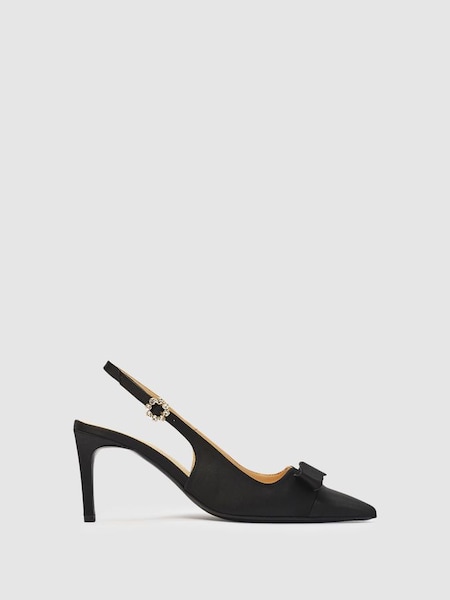 Camilla Elphick Slingback Heels in Black (439774) | £290