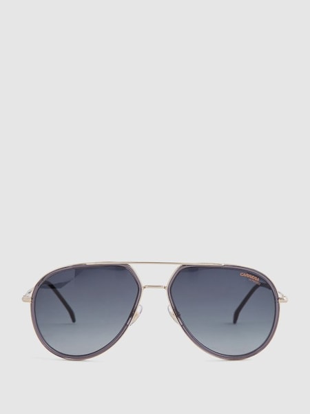 Carrera Eyewear Metal Aviator Sunglasses in Grey (441294) | £159