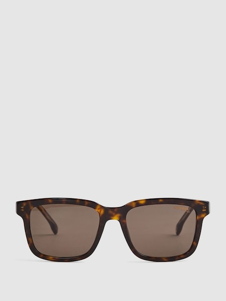 Carrera Eyewear Square Tortoiseshell Sunglasses in Brown (442772) | £119