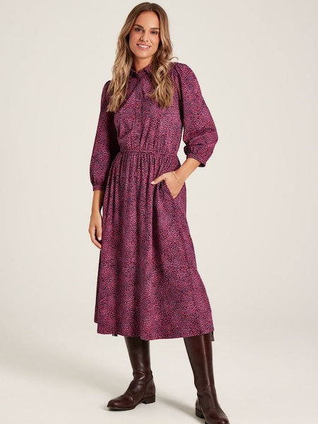 Hazel Purple Jersey Shirt Dress (447335) | £59.95