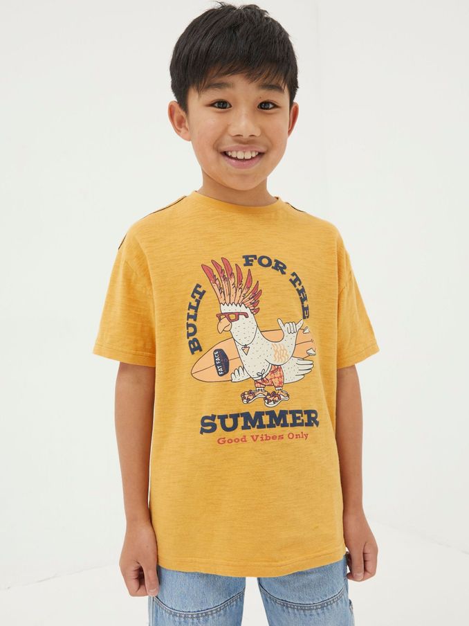 Boys Yellow Tops FatFace UK