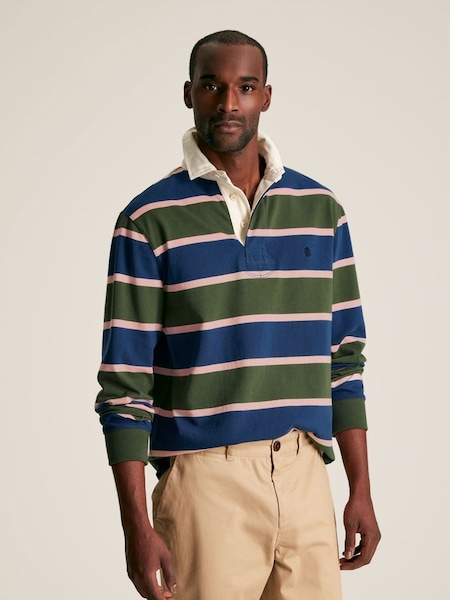 Onside Green/Navy Striped Rugby Shirt (451419) | £59.95
