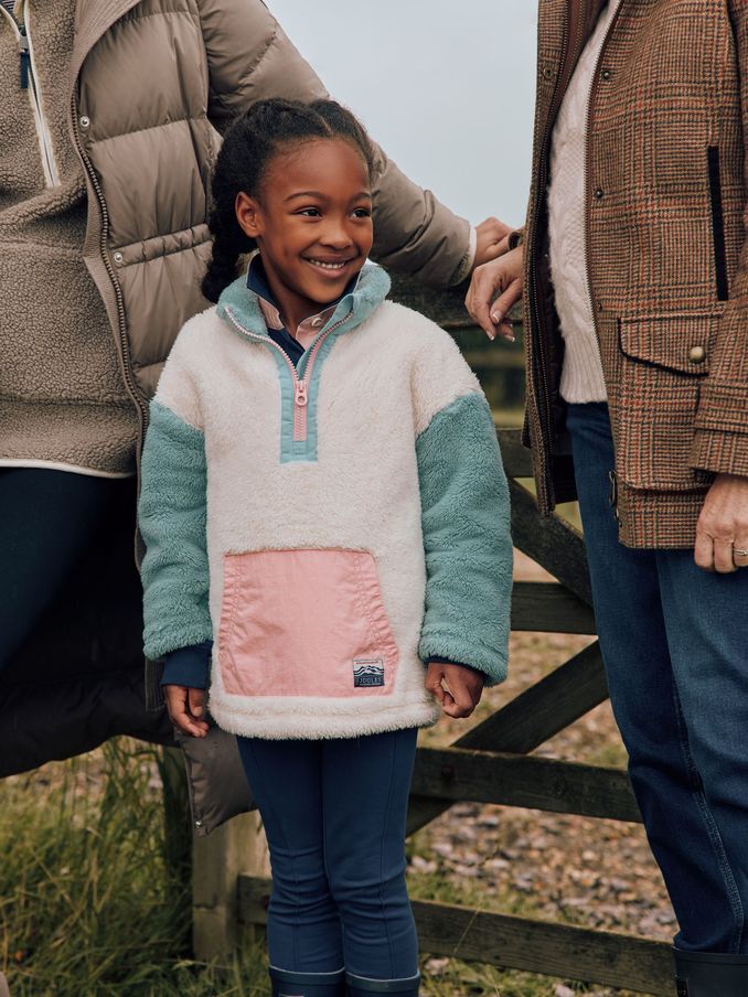 Joules girls quilted coat discount