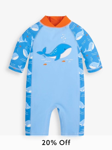 UPF 50 1-Piece Sun Protection Suit in Blue (456604) | £24