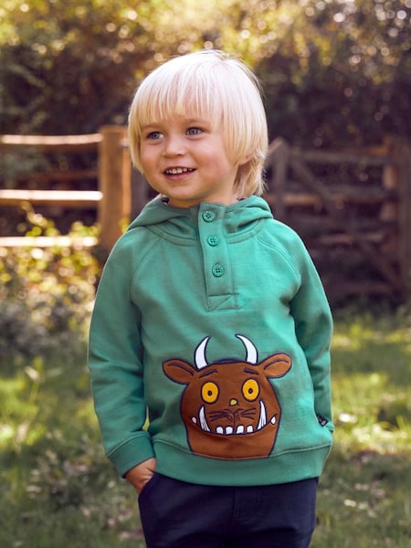 Kids The Gruffalo Appliqué Hooded Sweatshirt in Green (457846) | £28