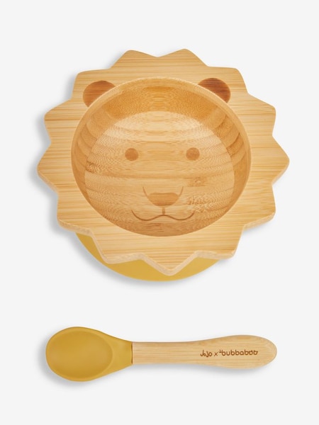 Bamboo Suction Bowl & Spoon Set (496903) | £18