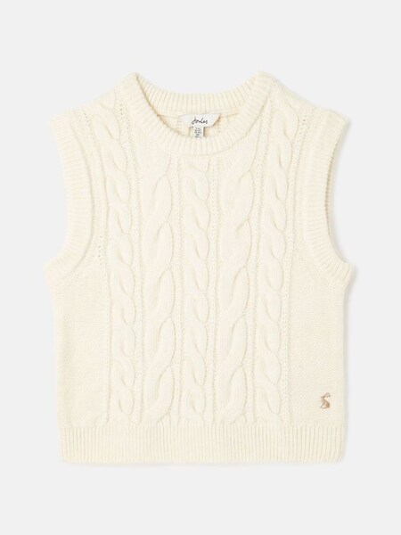 Millie Cream Knitted Vest (502303) | £10 - £13