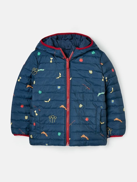 Harry Potter™ Icons Navy Blue Showerproof Reversible Coat (506662) | £51.95 - £56.95