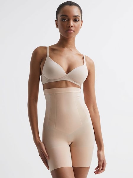 Spanx Shapewear High Rise Mid-Thigh Shorts in Nude (509088) | £74