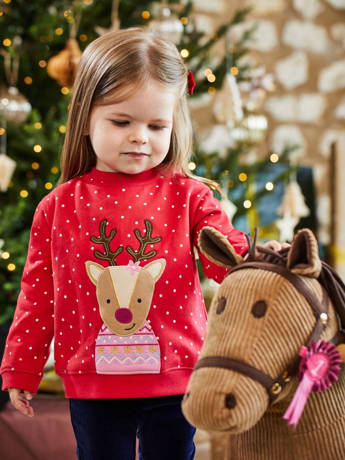 Girls Christmas Jumpers JoJo Maman B b