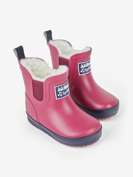 Berry Cosy Lined Ankle Wellies (525711) | £23.50
