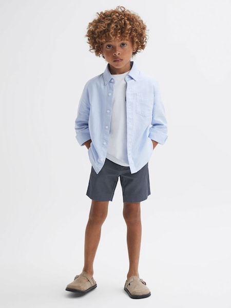 Junior Casual Chino Shorts in Airforce Blue (527662) | £15