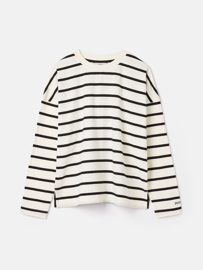 Striped long sleeve clearance t shirt women's