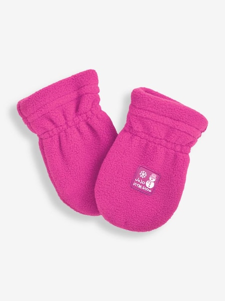 Orchid Polarfleece Pop-On Mittens (535537) | £11.50