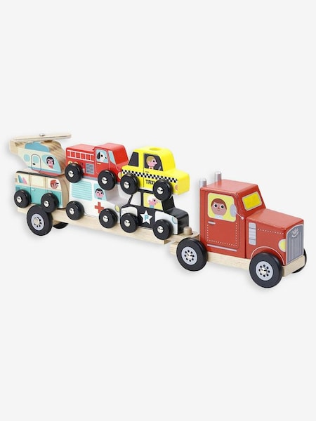 Vilac Truck Trailer with Vehicles Stacking Game (538158) | £32