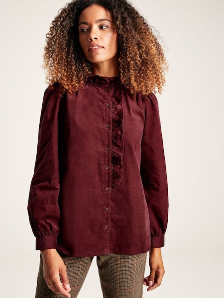 Colette Burgundy Red Cord Blouse (542966) | £38