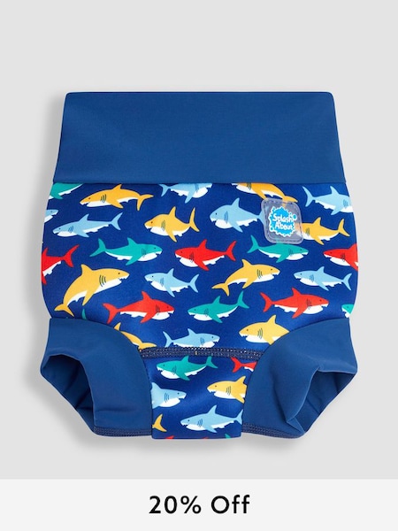 Blue Happy Nappy Shark (546554) | £13