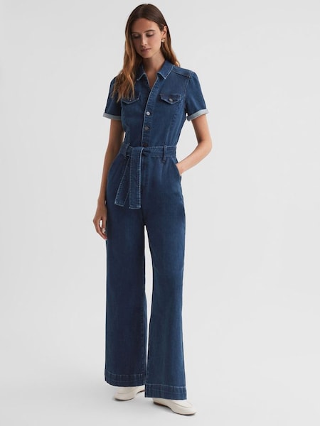 Paige Cropped Jumpsuit in Jelina (547158) | £290