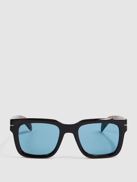 Eyewear by David Beckham Square Sunglasses in Black (560842) | £200