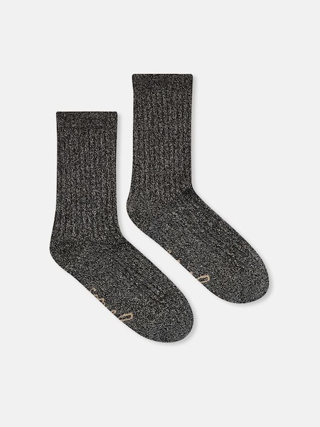 Freya Black Glitter Ankle Socks (564372) | £7.95