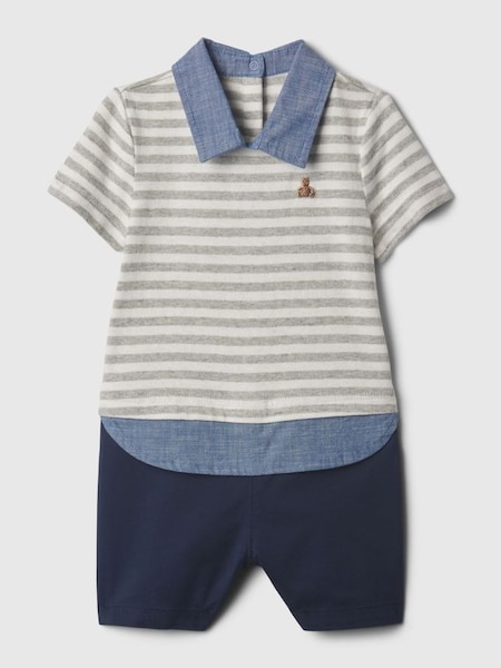 Grey Brannan Bear 3-in-1 Outfit (Newborn-24mths) (566292) | £25