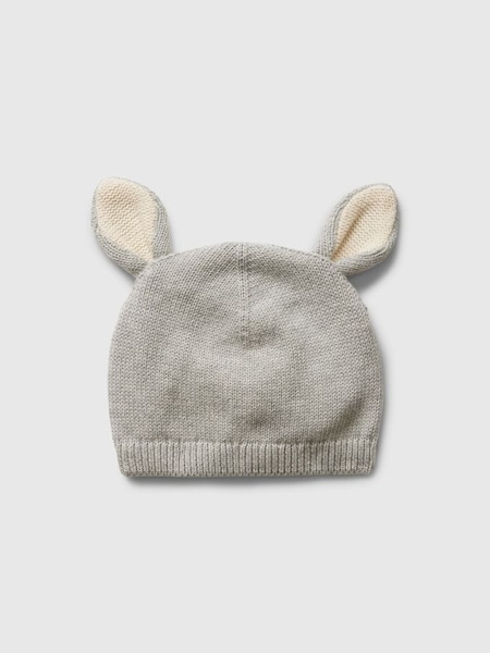 Grey Bunny Cosy Knit Beanie (567138) | £12