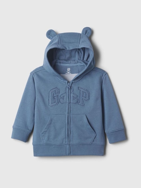 Blue Brannan Bear Logo Zip Up Hoodie (Newborn-24mths) (567281) | £20