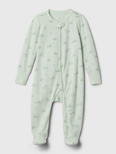 Green Frogs First Favourites Graphic Sleepsuit (Newborn-9mths) (567399) | £18