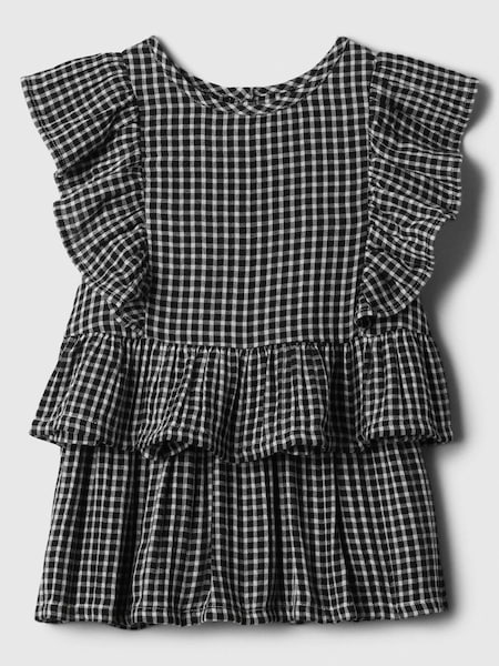 Black Two-Piece Skirt Gingham Outfit Set (Newborn-5yrs) (569562) | £30