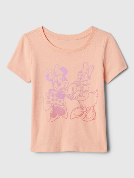 Orange Disney Minnie Mouse & Daisy Duck Graphic Short Sleeve Crew Neck T-Shirt (Newborn-5yrs) (569617) | £10