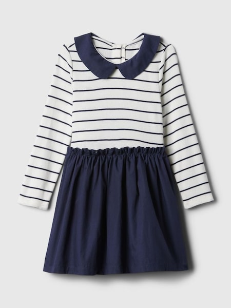 Blue Stripe 2-in-1 Dress (Newborn-5yrs) (569828) | £24