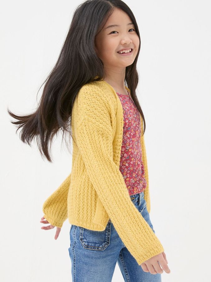 Buy Girls Cardigans Yellow Online Fatface UK