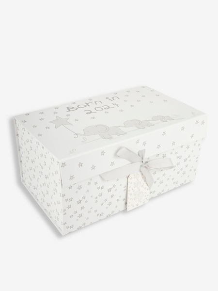 Born in 2024 Keepsake Box in White (571718) | £10