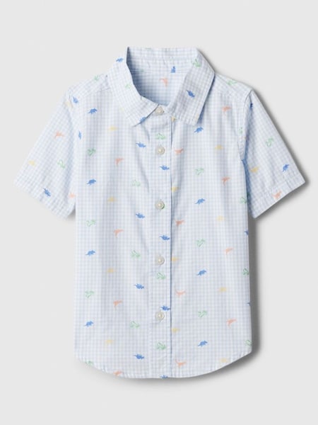 Multi Short Sleeve Print Poplin Shirt (6mths-5yrs) (573321) | £15