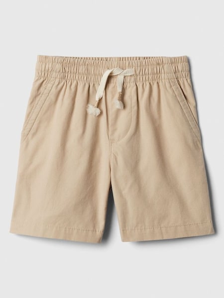 Neutral Cotton Easy Pull On Shorts (Newborn-5yrs) (573709) | £15
