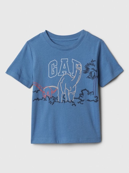Blue Graphic Short Sleeve Crew Neck T-Shirt (Newborn-5yrs) (573822) | £8