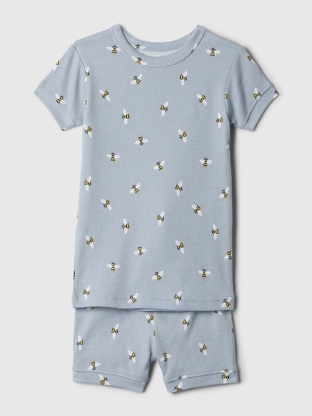 Blue Organic Cotton Pyjama Shorts Set (12mths-5yrs) (574639) | £18