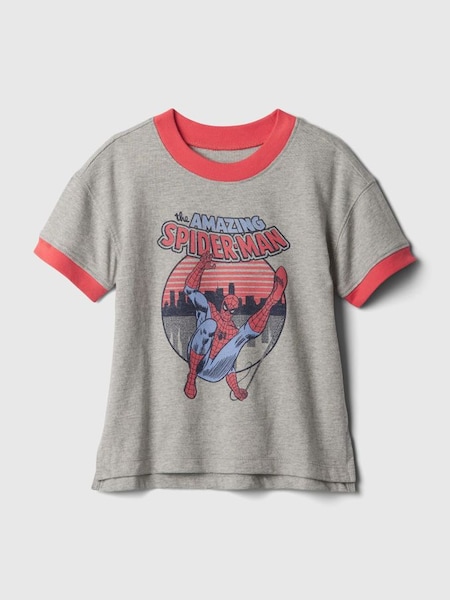 Grey Marvel Graphic Short Sleeve T-Shirt (6mths-5yrs) (574855) | £12